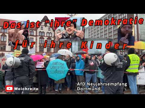 Ihre Demokratie, Gegendemo AfD Neujahrsempfang Dortmund Björn Höcke 22.2.26