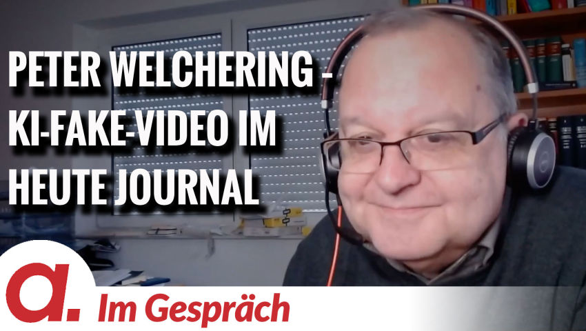 Im Gespräch: Peter Welchering | KI-Fake-Video im Heute Journal