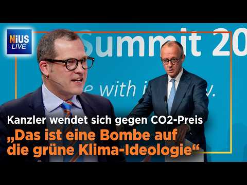 „Inakzeptabel!“: Kanzler Merz startet Angriff auf den CO2-Preis | NIUS Live vom 12.02.2026