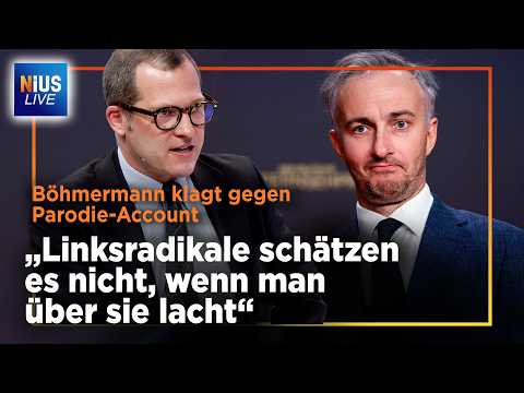 Ironie pur: Jan Böhmermann lässt Parodie-Account von X sperren | NIUS Live vom 19.02.2026