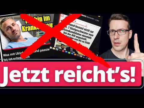 Jetzt reicht’s mir mit den Fake-News gegen Ulrich Siegmund!