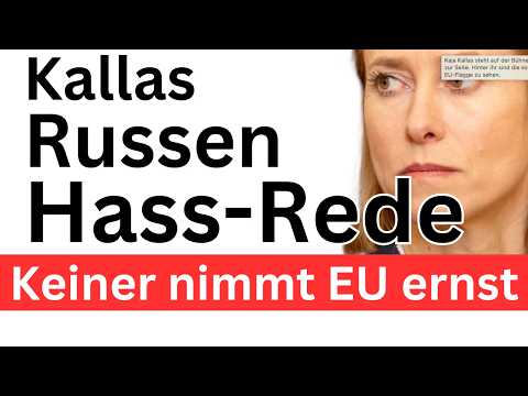 Kallas: Anti-USA und -Russland Hassrede ❌