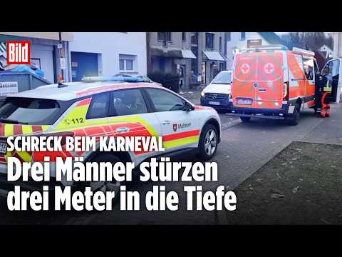 Karneval in Niederkassel: Drei Männer stürzen von Umzugswagen – ein Schwerverletzter Karneval in Niederkassel: Drei Männer stürzen von Umzugswagen – ein Schwerverletzter