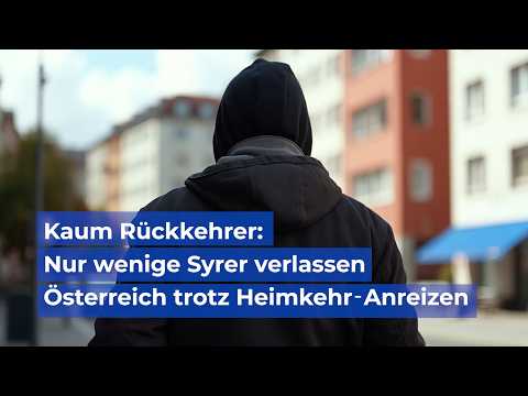 Kaum Rückkehrer: Nur wenige Syrer verlassen Österreich trotz Heimkehr‑Anreizen