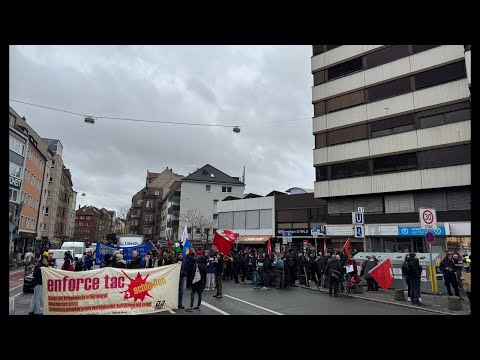 „Kriegsmesse in Nürnberg!? Kriegspofiteure raus aus unserer Stadt!“ Laufdemo 21.2.26