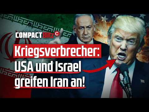 Kriegsverbrecher: USA und Israel greifen Iran an!
