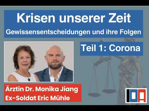 Krisen unserer Zeit: Corona – Hauptfeldwebel Eric Mühle und Dr. Monika Jiang zu Pflicht und Gewissen Krisen unserer Zeit: Corona – Hauptfeldwebel Eric Mühle und Dr. Monika Jiang zu Pflicht und Gewissen