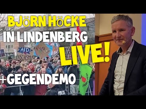 LIVE ❗ Björn Höcke in Lindenberg & GEGENDEMO AfD Bayern Allgäu Kommunalwahlen Redeverbot aufgehoben