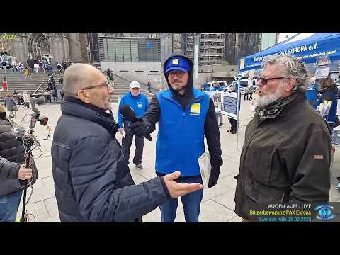 „Man muss die Religion von den Leuten akzeptieren und respektieren“ – Passant bei BPE in Köln „Man muss die Religion von den Leuten akzeptieren und respektieren“ – Passant bei BPE in Köln