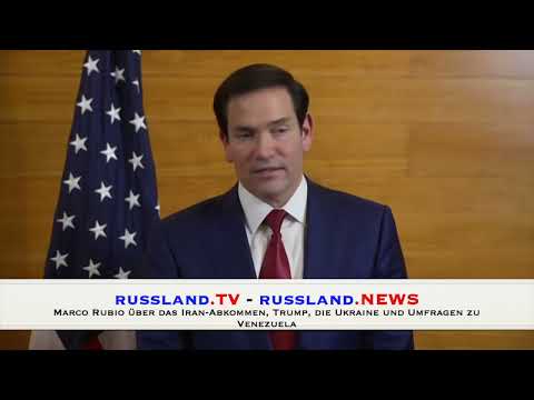 Marco Rubio über das Iran Abkommen, Trump, die Ukraine und Umfragen zu Venezuela Marco Rubio über das Iran Abkommen, Trump, die Ukraine und Umfragen zu Venezuela