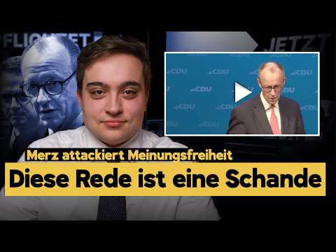 Meinungsfreiheit: Merz blamiert sich komplett