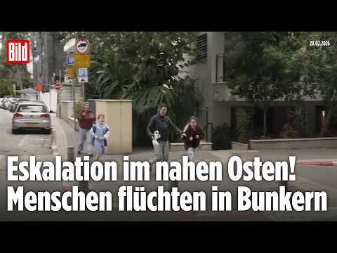 Menschen flüchten in den Bunker: Iran greift Israel nach Operation „epische Wut“ an