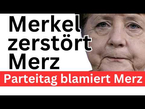 Merz CDU huldigt Merkel ❌ Tosender Beifall ❌