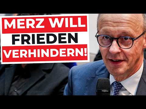 Merz SABOTIERT den Frieden! (Russland-Flug blockiert)