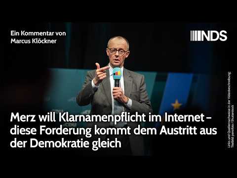Merz will Klarnamenpflicht im Internet – diese Forderung kommt Austritt aus der Demokratie gleich