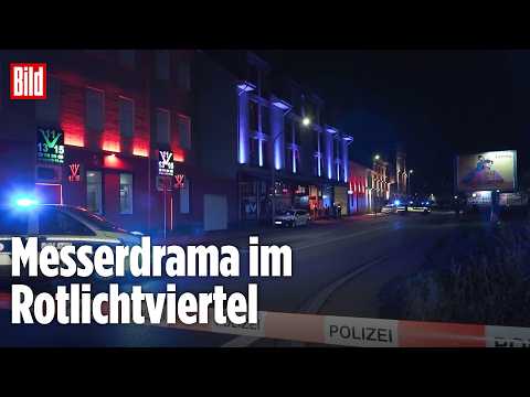 Messerangriff im Duisburger Rotlichtviertel – Mann lebensgefährlich verletzt – Not-OP!