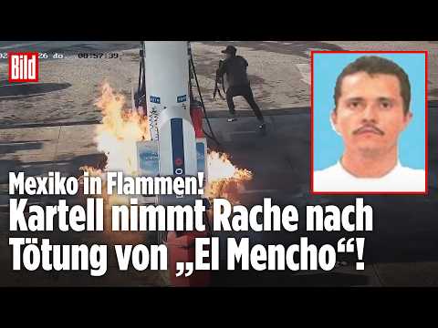 MEXIKO: Chaos nach Tod von Drogen-Boss „El Mencho“! Kartell schlägt zurück!