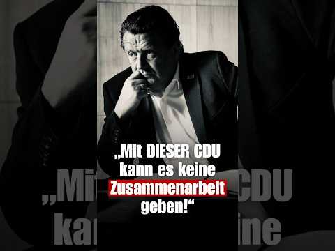 „Mit DIESER CDU kann es keine Zusammenarbeit geben!“ | Stephan Brandner (MdB | AfD-Thüringen) „Mit DIESER CDU kann es keine Zusammenarbeit geben!“ | Stephan Brandner (MdB | AfD-Thüringen)