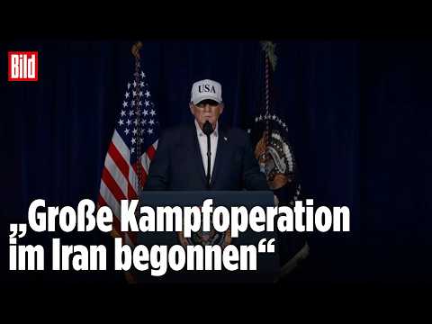 Nach Explosionen in Teheran: Trump verkündet US-Angriff im Iran