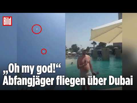 Nach Präventivschlag gegen Iran: Raketen fliegen über Urlaubs-Pool in Dubai