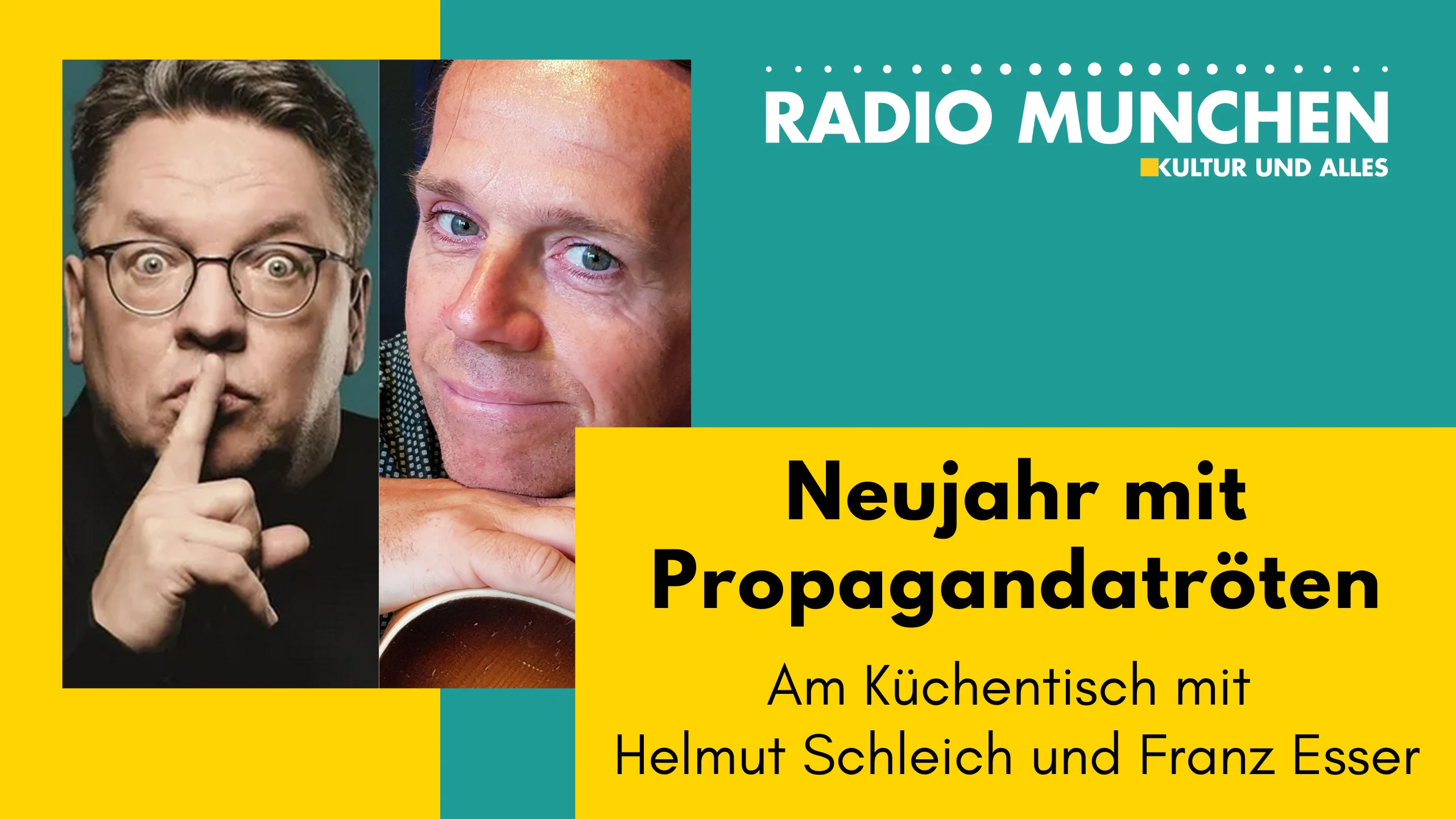 Neujahr mit Propagandatröten: Am Küchentisch mit Helmut Schleich und Franz Esser