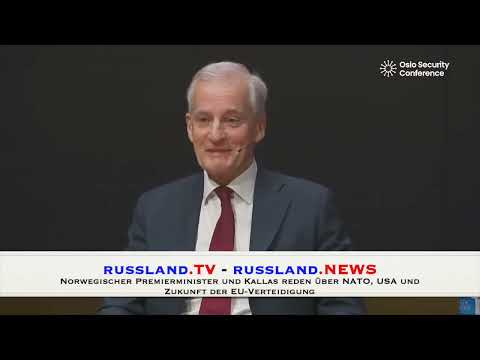 Norwegischer Premierminister und Kallas reden über NATO, USA und Zukunft der EU Verteidigung