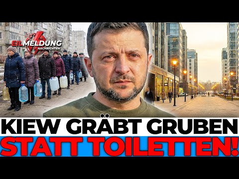 ODESSA & KIEW ERTRINKEN: “Gruben statt Toiletten” – Infrastruktur kollabiert, Bürger graben Latrinen