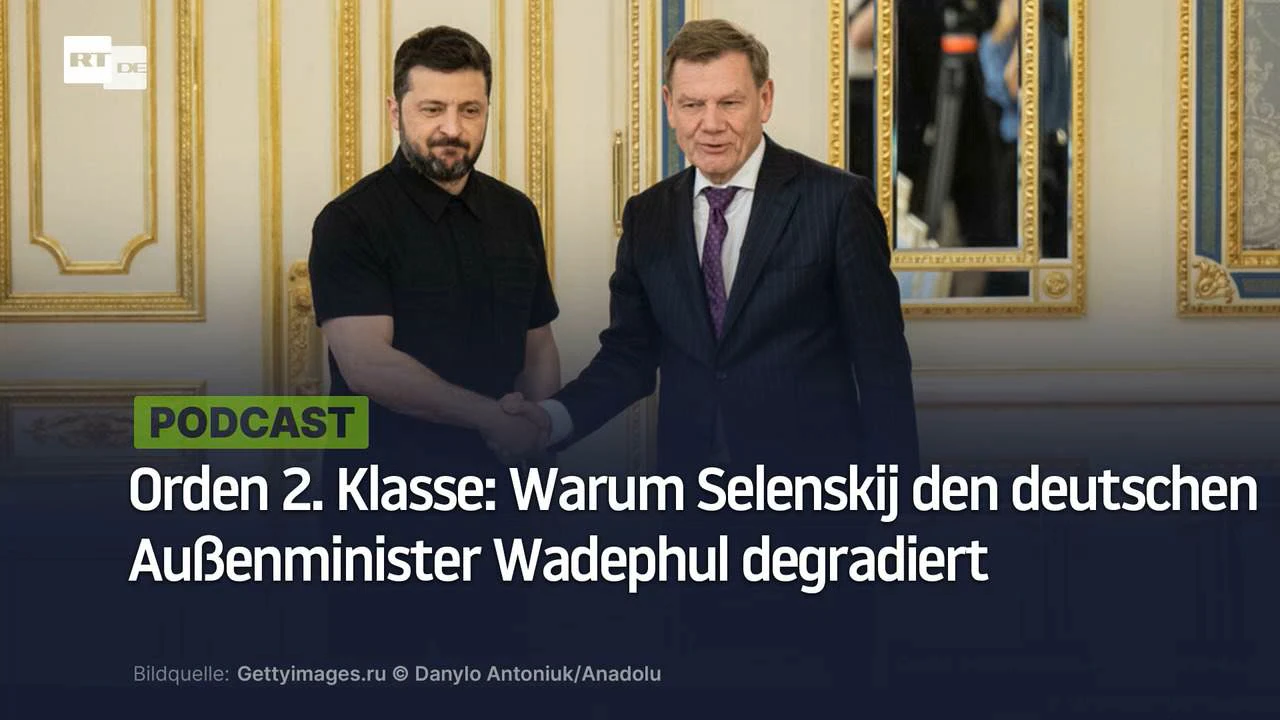 Orden 2. Klasse: Warum Selenskij den deutschen Außenminister Wadephul degradiert
