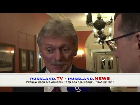 Peskow über die Äußerungen des polnischen Präsidenten
