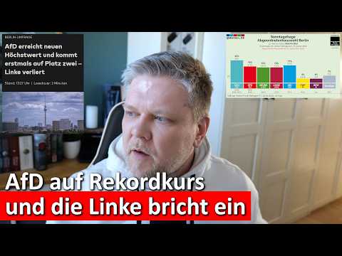 Polit-Beben in Berlin: AfD plötzlich auf Platz 2 – Linke massiv abgestraft