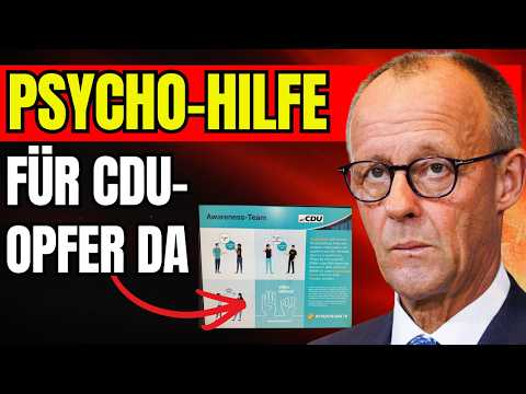 Psycho-Hilfe in der CDU! Merz-Wahl löst Massenpanik aus