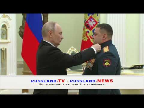 Putin verleiht staatliche Auszeichnungen