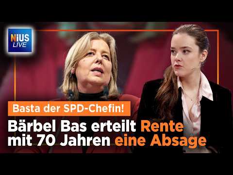Rente mit 70? SPD-Chefin Bärbel Bas macht klare Ansage! | NIUS Live vom 25.02.2026