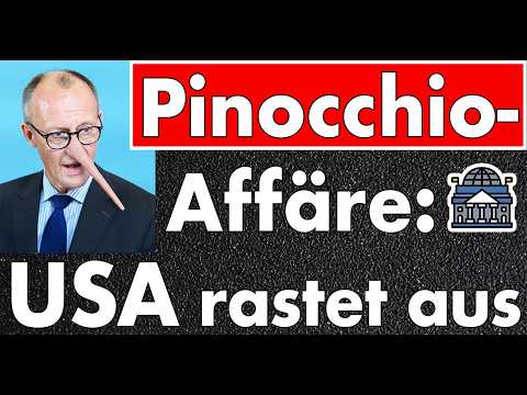 Rentner wegen Pinocchio-Kommentar zu Merz angezeigt – USA reagieren empört!