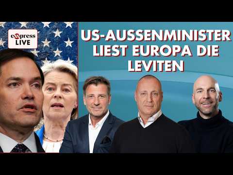 Rubio warnt vor Massenmigration & Deindustrialisierung | exxpress live am 16. Februar 2026