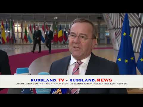 „Russland gewinnt nicht“ – Pistorius warnt eindringlich bei EU Treffen „Russland gewinnt nicht“ – Pistorius warnt eindringlich bei EU Treffen