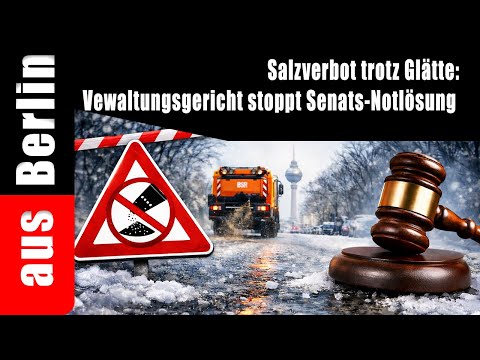 Salzverbot trotz Glätte: Vewaltungsgericht stoppt Senats-Notlösung