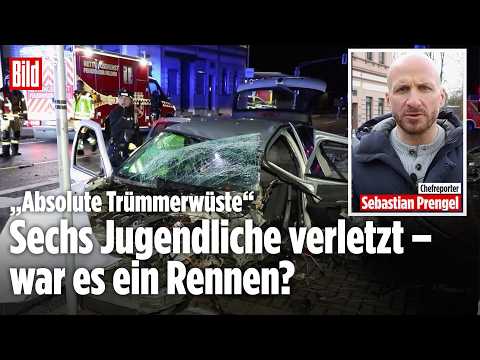 SECHS VERLETZTE IN NRW: Polizei prüft illegales Autorennen nach Crash