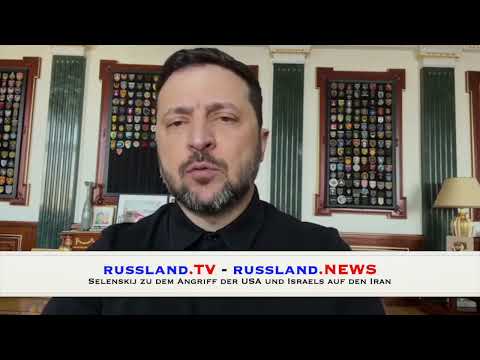 Selenskij zu dem Angriff der USA und Israels auf den Iran