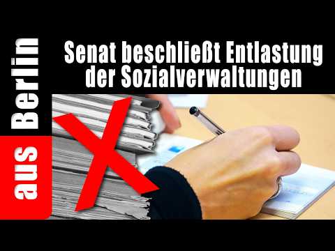 Senat beschließt Entlastung der Sozialverwaltungen