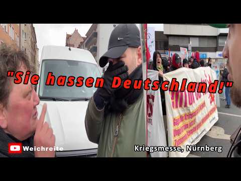 „Sie hassen Deutschland“ – „Kriegsmesse in Nürnberg!?“ Laufdemo 21.2.26