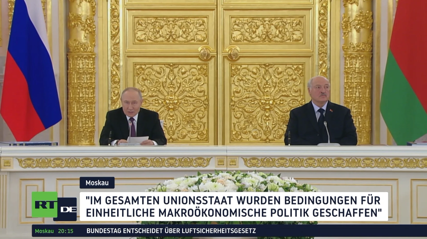 Sitzung des Obersten Rates des Unionsstaates: Neue Abkommen unterzeichnet