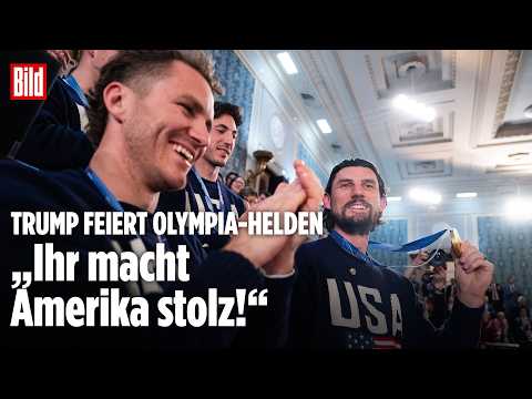 State of the Union: „Ihr macht Amerika stolz!“ – Trump feiert Olympia-Helden