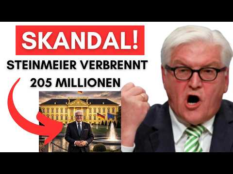 Steinmeier gibt 205 Millionen für ein EINZIGES Jahr aus – Wahnsinn!