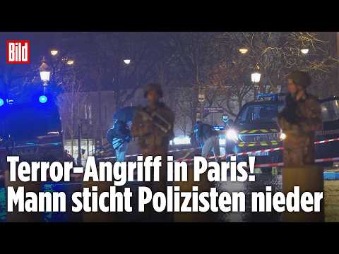 TERROR-ALARM IN PARIS: Messerangriff am Arc de Triomphe – Islamist sticht auf Polizisten ein