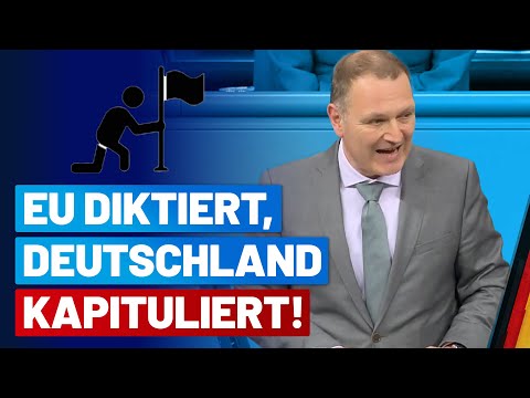 Totale Kapitulation vor Brüssel!  -Thomas Fetsch – AfD-Fraktion im Bundestag