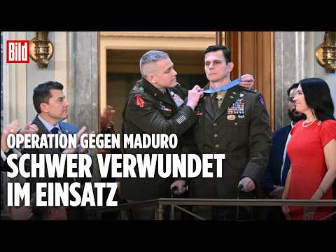 Trump ehrt verwundeten Heli-Piloten: Vier Schüsse ins Bein bei Operation gegen Maduro