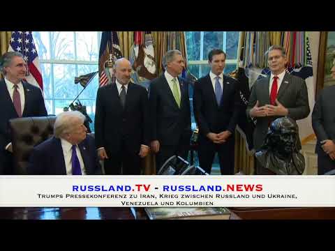Trumps Pressekonferenz zu Iran, Krieg zwischen Russland und Ukraine, Venezuela und Kolumbien