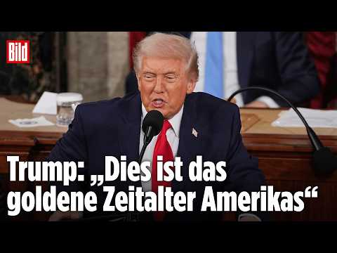 Trumps Rede zur Lage der Nation: Nach seinen Worten gab es Standing Ovations von den Republikanern