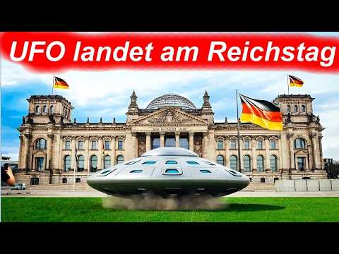 UFO landet am Berliner Reichstag